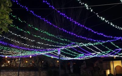 Iluminación navideña en Peligros (Granada)